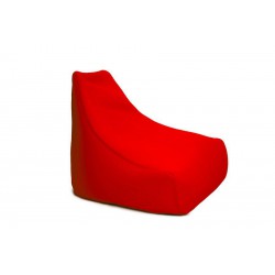 pouf rouge piscine