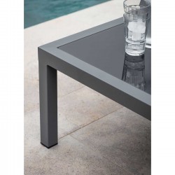 table basse de jardin en alu