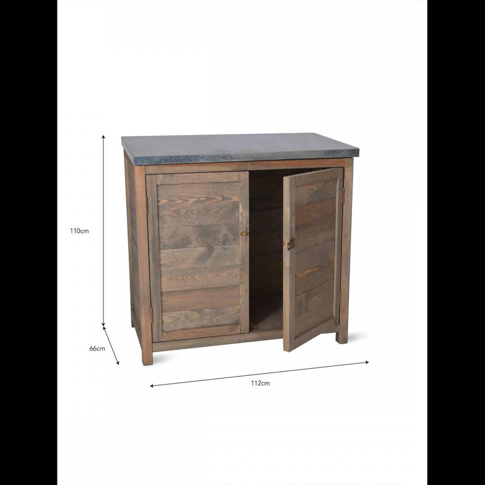 Meuble de rangement outdoor en bois