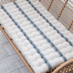 futon bandes gris ardoises