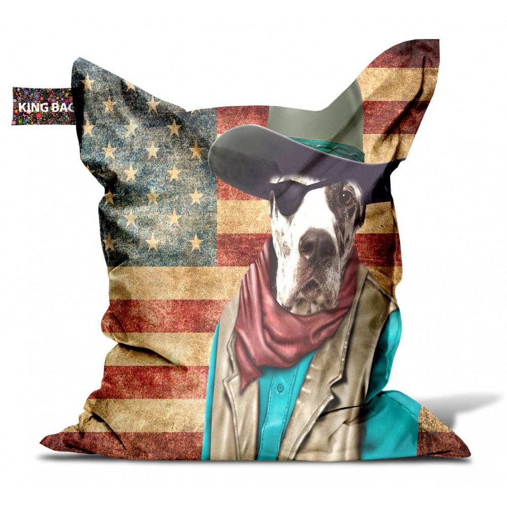Pouf original usa cowboy Pouf original usa cowboy
