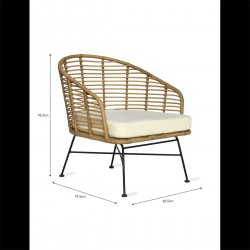 fauteuil de jardin bambou