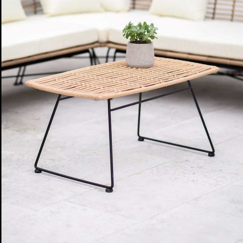 Table basse en bambou indoor ou outdoor