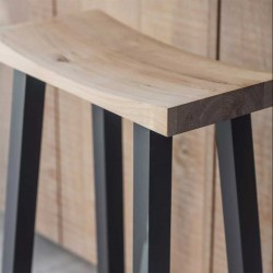 Tabouret de bar moderne en bois