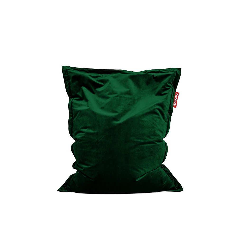 Pouf Original Slim Velvet vert