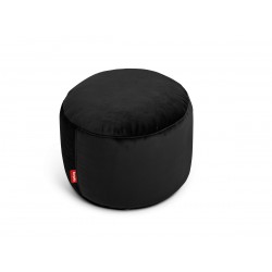 Pouf Point Velvet noir