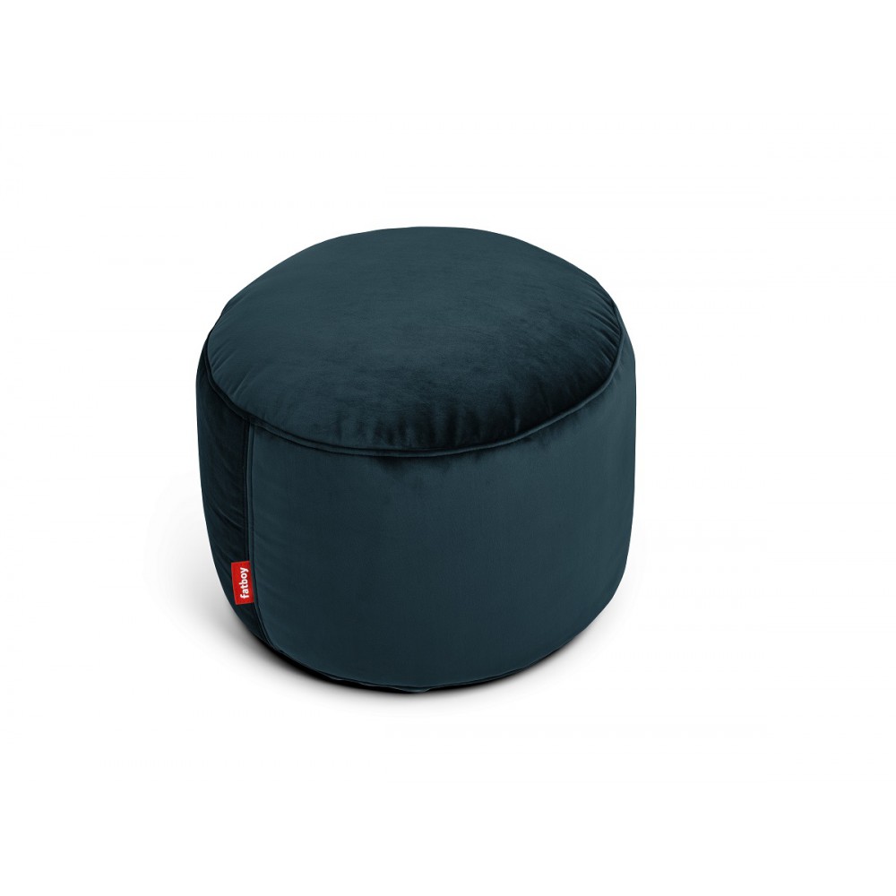 Pouf Point Velvet bleu pétrole Pouf Point Velvet bleu pétrole