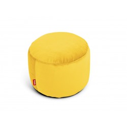 Pouf Point Velvet jaune