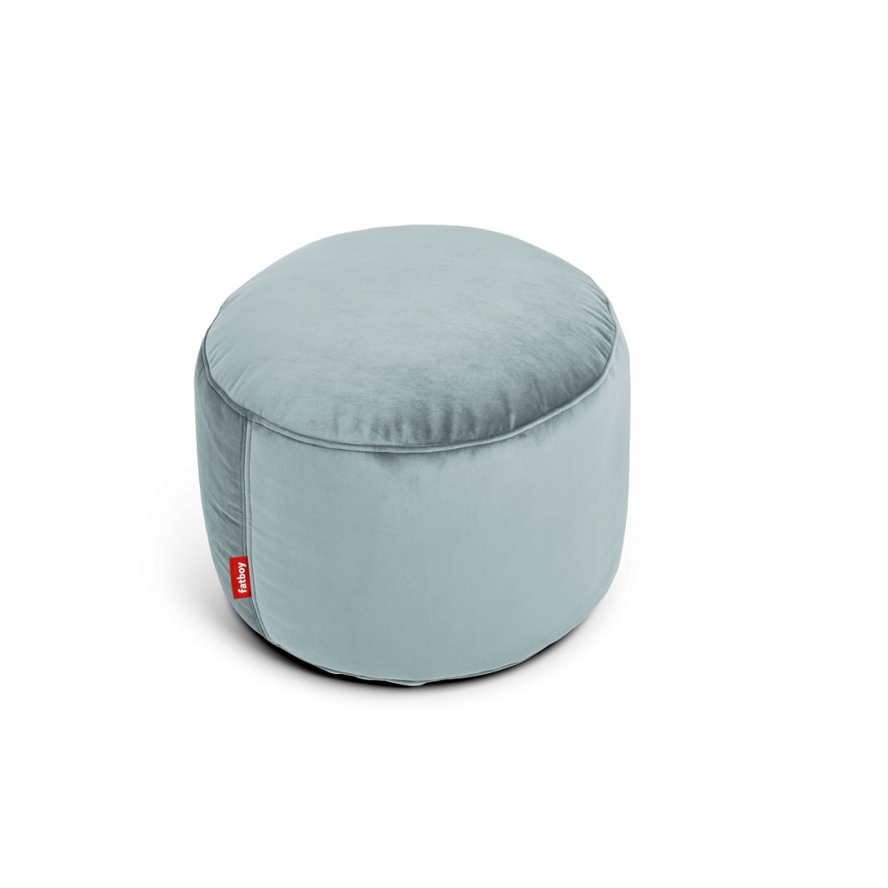 Pouf Point Velvet gris bleu Pouf Point Velvet gris bleu