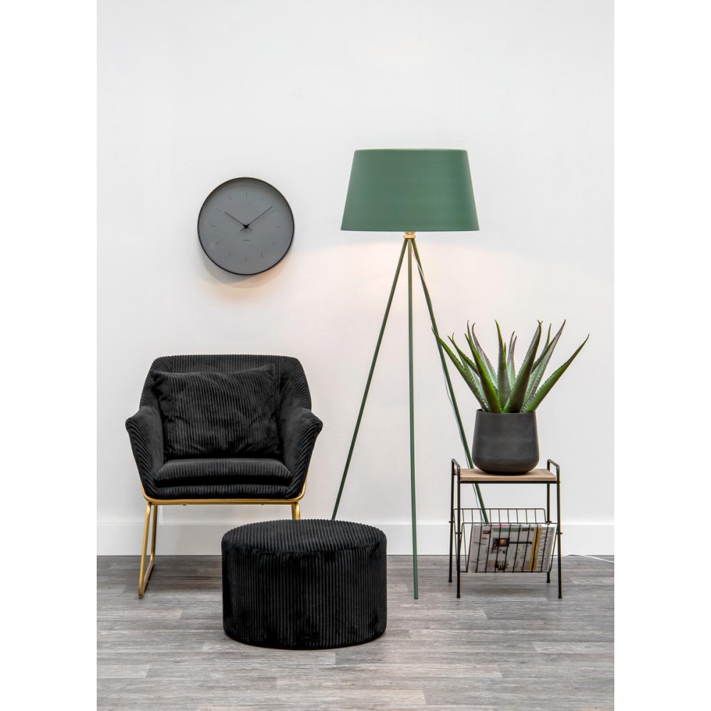 Fauteuil noir velours