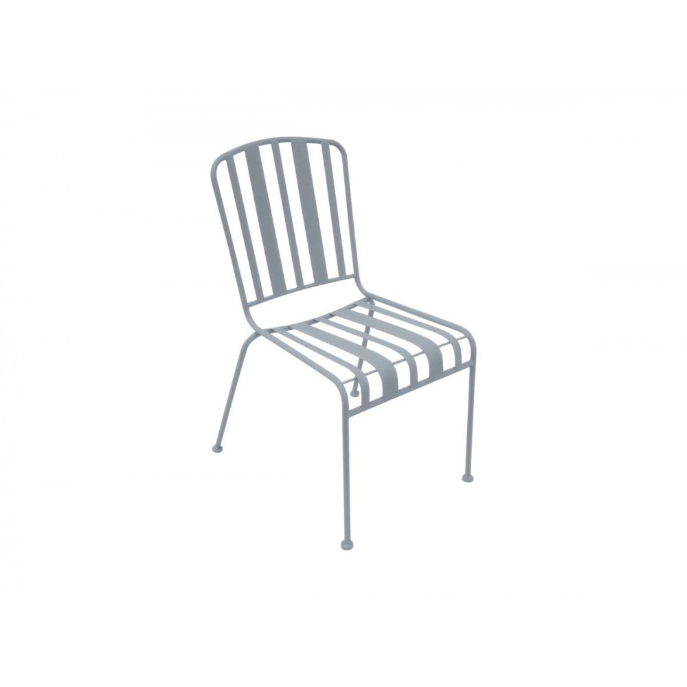 Chaise extérieure en acier gris Chaise extérieure en acier gris