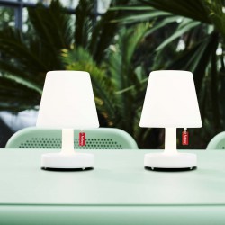 table de jardin verte