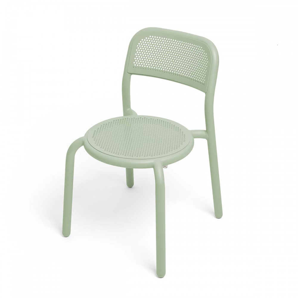 Chaise de jardin Fatboy vert d'eau Toni (lot de 2)