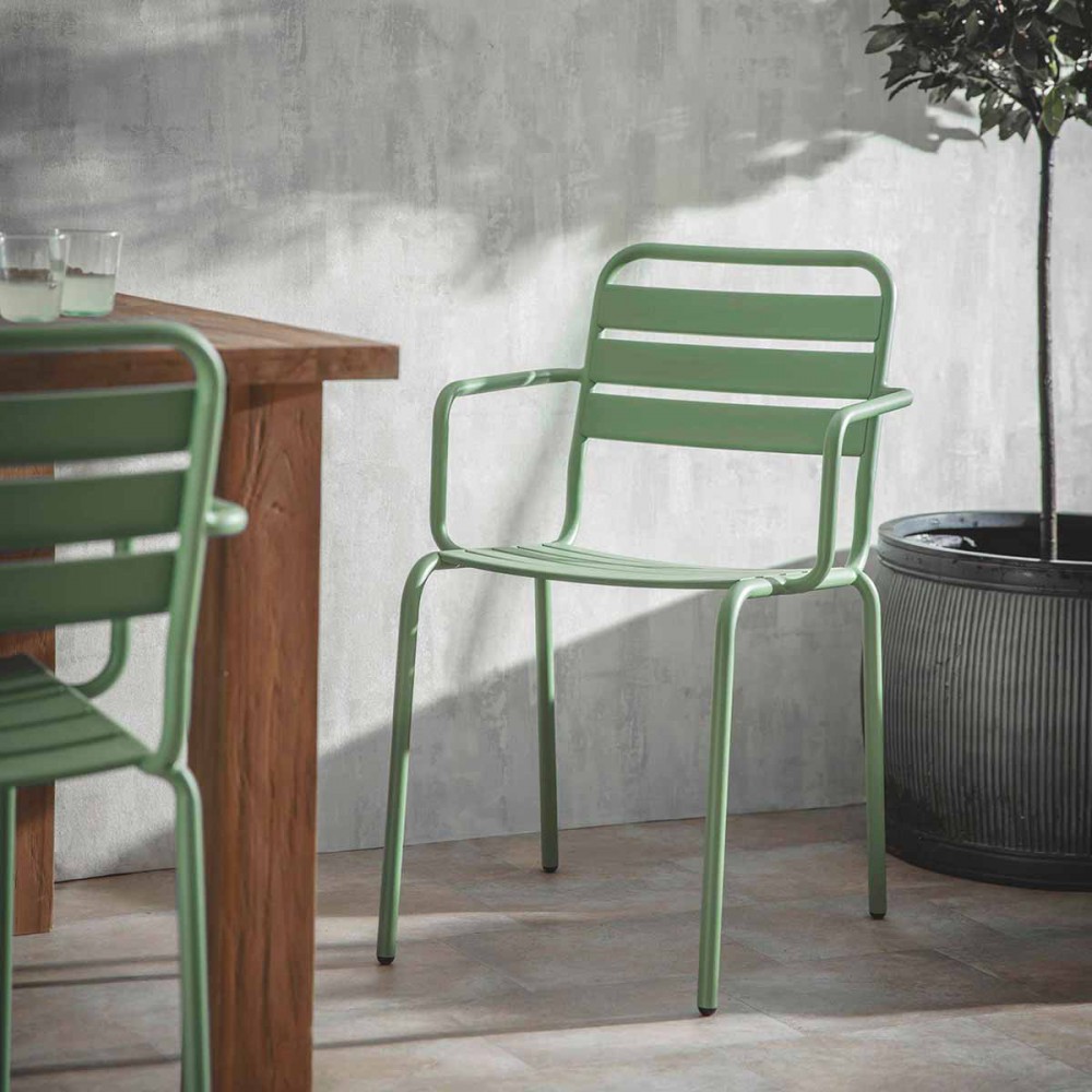 chaise extérieure vert d'eau chaise extérieure vert d'eau