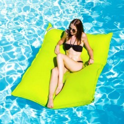 grand pouf piscine vert anis