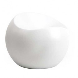 ball chair blanc mat