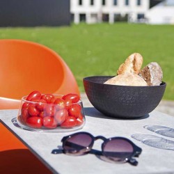 ball chair orange mat