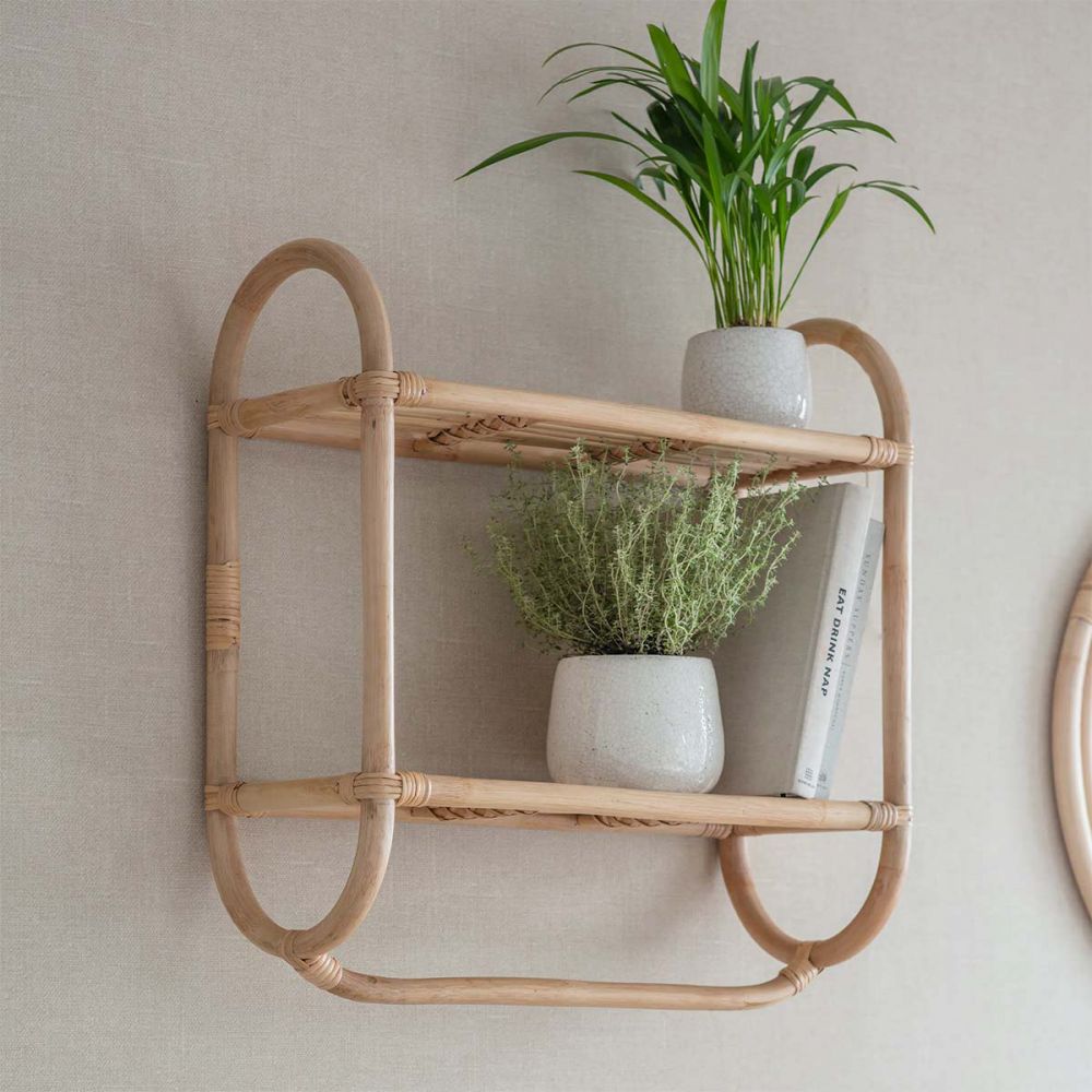etagere murale rotin 60cm etagere murale rotin 60cm