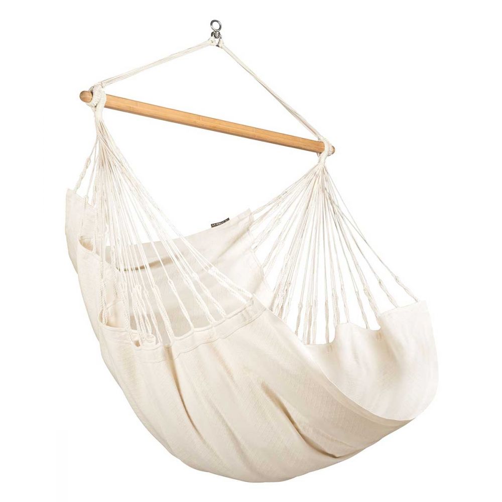 Chaise hamac en coton blanc Chaise hamac en coton blanc