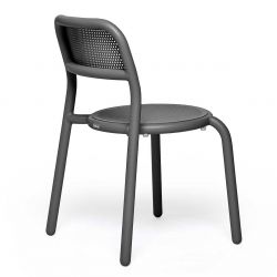 chaise bistrot gris anthracite