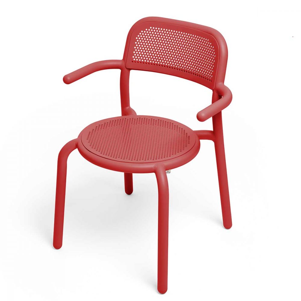 Fauteuil rouge pour terrasse Fauteuil rouge pour terrasse