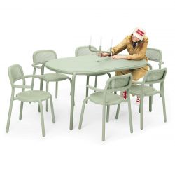 TABLE DE JARDIN VERTE ALUMINIUM FATBOY