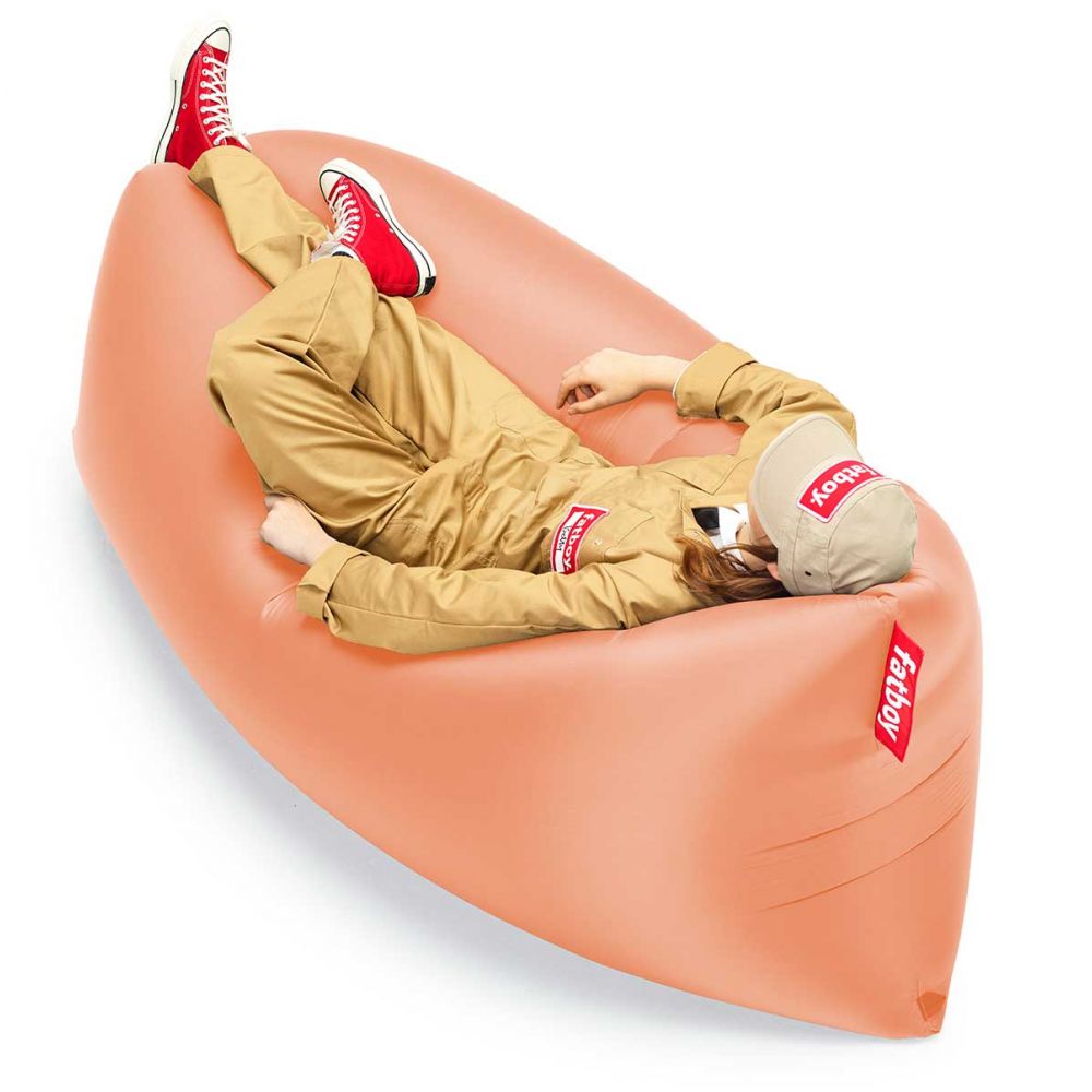 Pouf gonflable orange Pouf gonflable orange