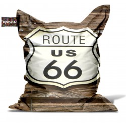 Pouf géant route 66