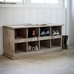 Banc de rangement pour chaussures