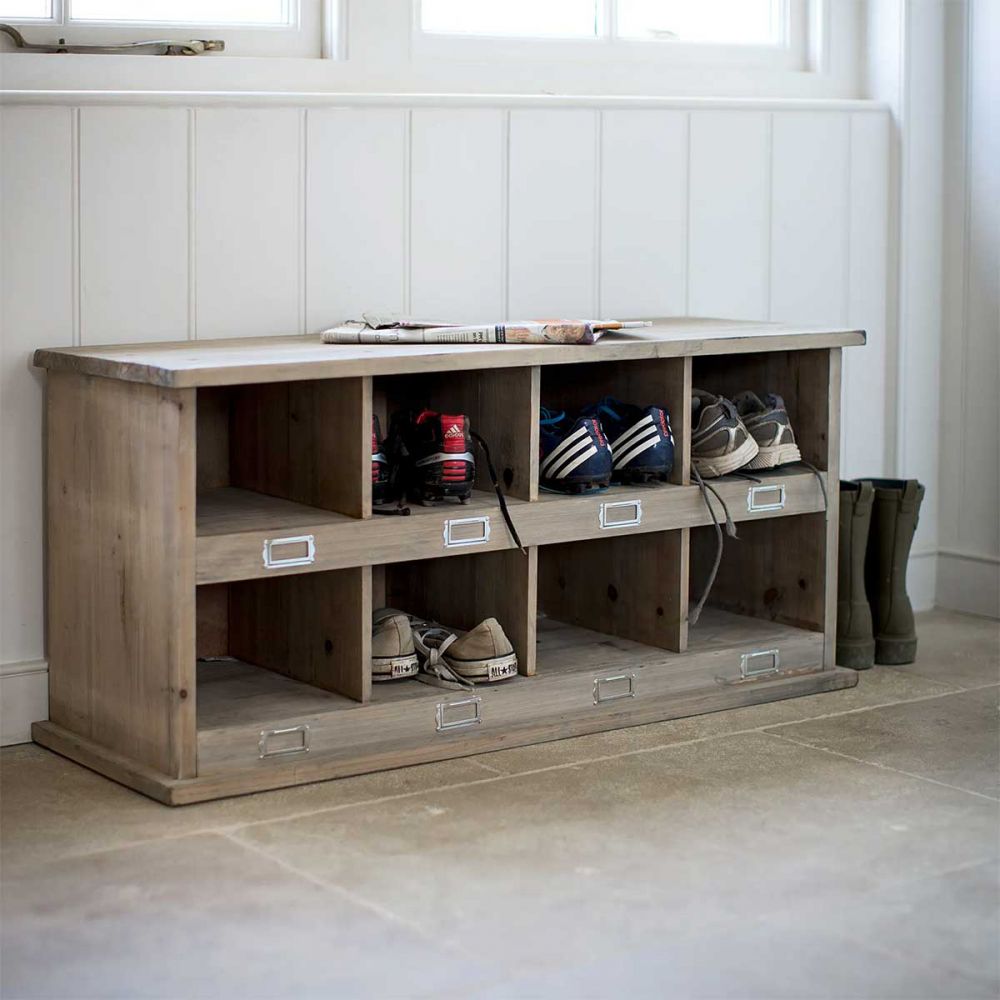 Banc de rangement pour chaussures