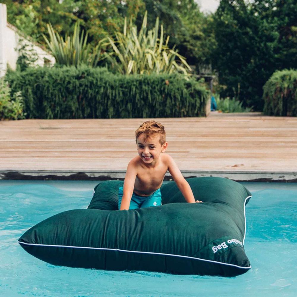 Pouf flottant enfant vert