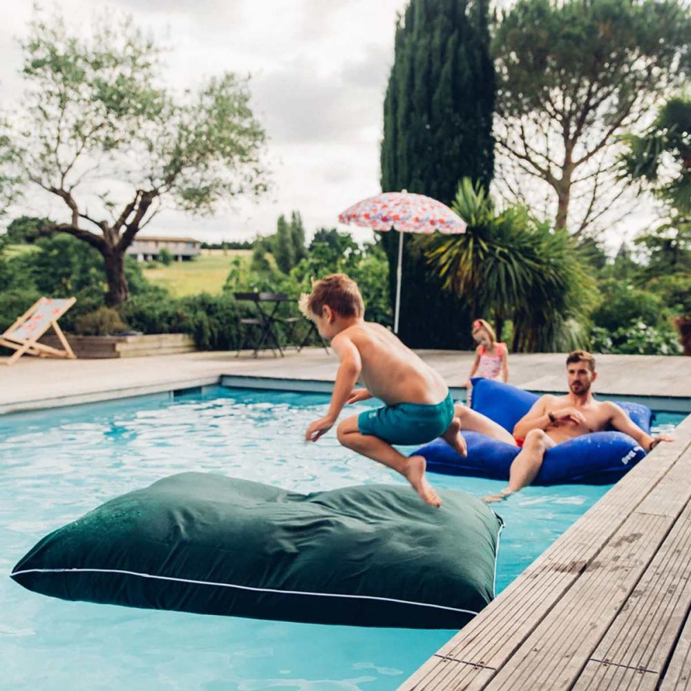 Pouf flottant junior vert