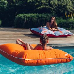 Coussin flottant orange