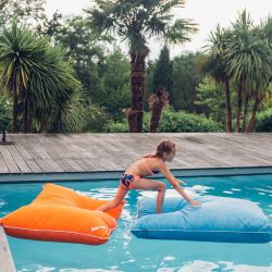 Pouf piscine jumbo bag orange