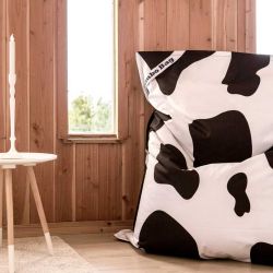 Pouf imprimé vache