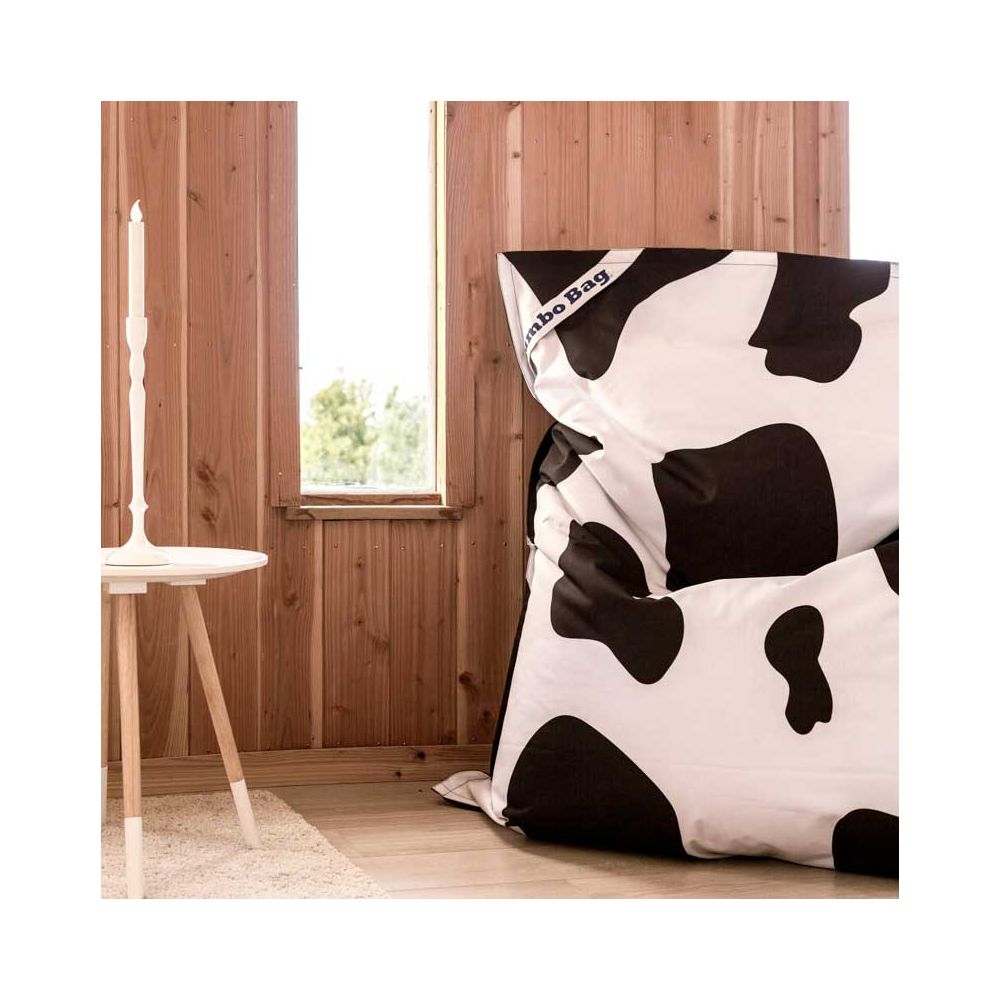 Pouf imprimé vache