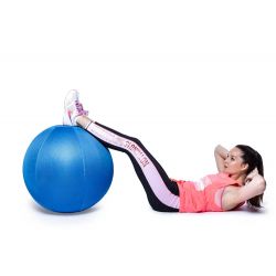 Ballon de gym bleu