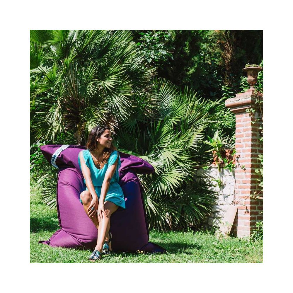 Pouf géant violet Pouf géant violet