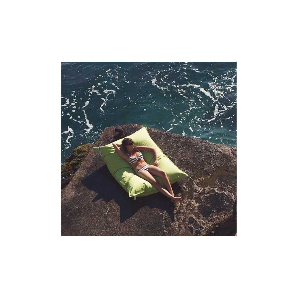 Pouf géant vert anis Pouf géant vert anis