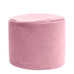 Pouf velours rose Jumbo Bag