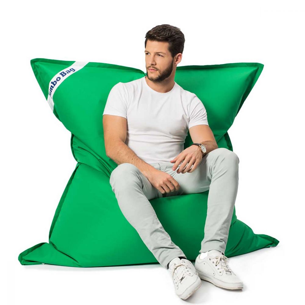 Pouf extérieur vert jumbo original Pouf extérieur vert jumbo original