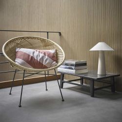 Chaise ronde en rotin