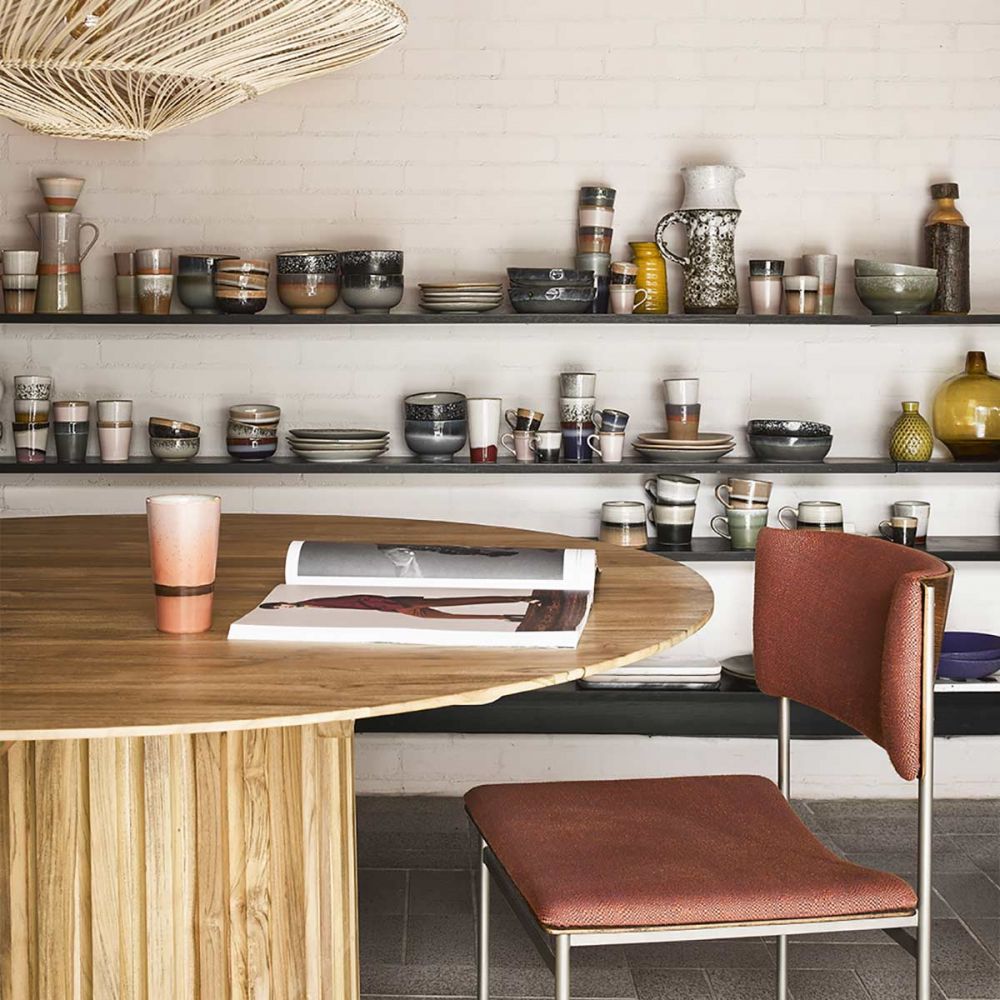 Table à manger ronde en bois