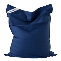 Pouf d'intérieur bleu