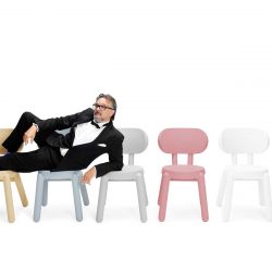 Chaise Kaboom blanche Fatboy
