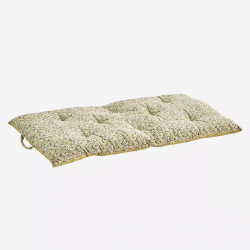 Futon double face fleures et rayures