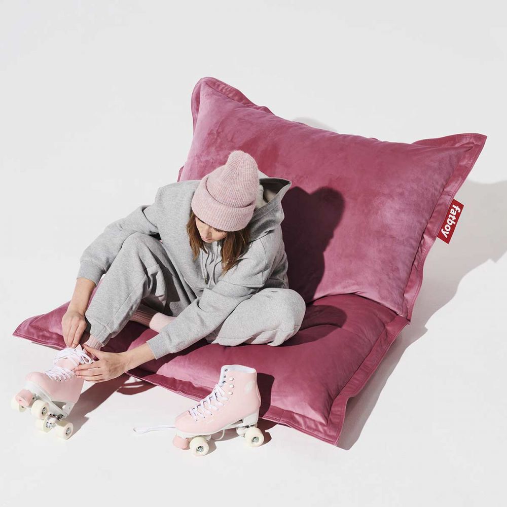 Pouf velours rose Fatboy Pouf velours rose Fatboy