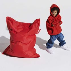 Pouf enfant rouge