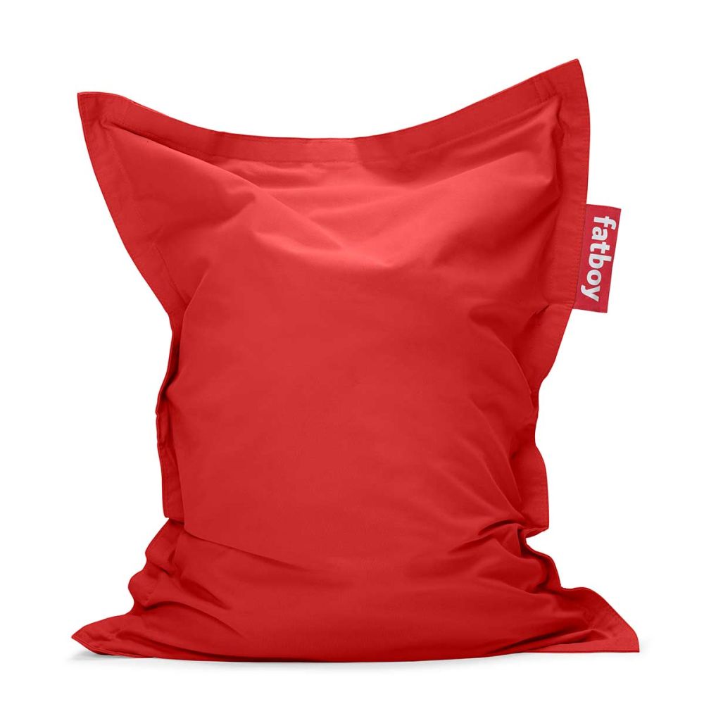 Pouf junior rouge stonewashed Fatboy Pouf junior rouge stonewashed Fatboy