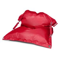 Pouf extrieur rouge géant